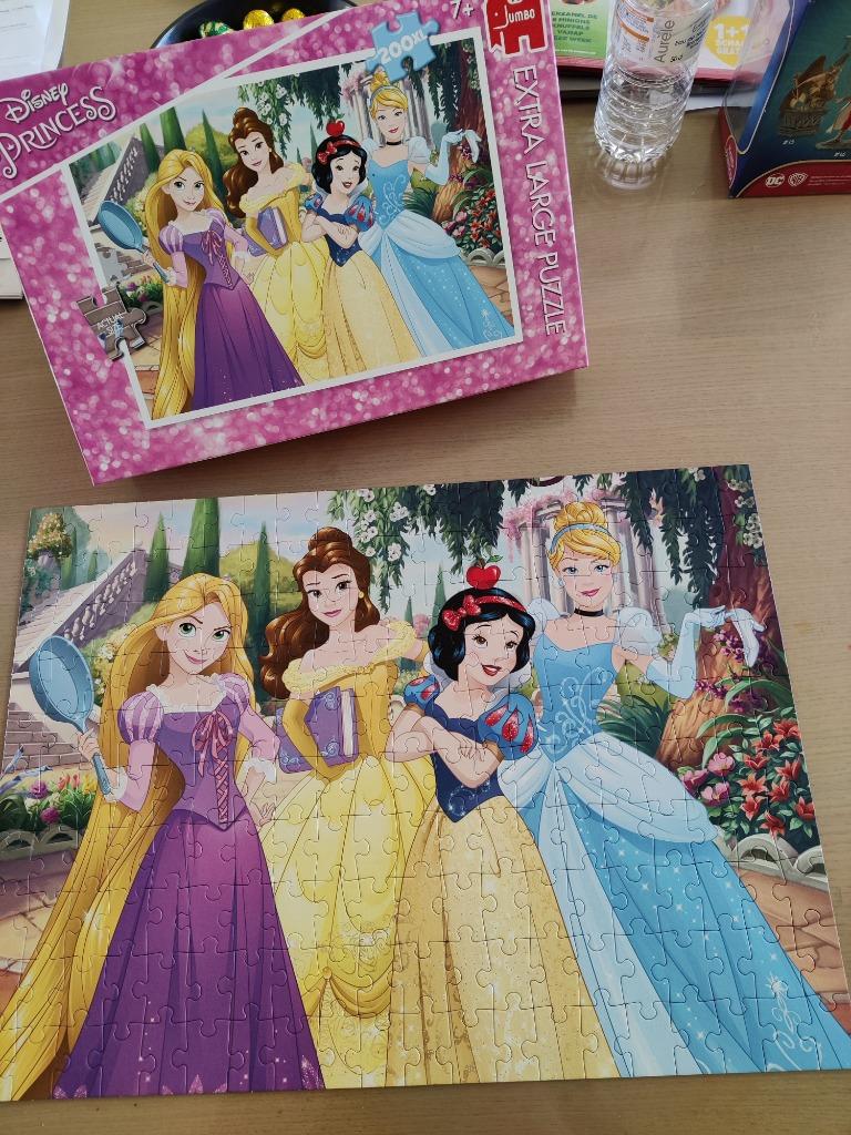 Puzzle jumbo 100 pièces princesses Disney, Enlèvement ou Envoi, Plus de 50 pièces, Comme neuf, 4 à 6 ans