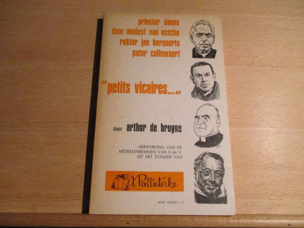 “ petits vicaires…”– Arthur de bruyne Herwerking van de arti, Boeken, Arthur de bruyne, Maatschappij en Samenleving, Ophalen of Verzenden