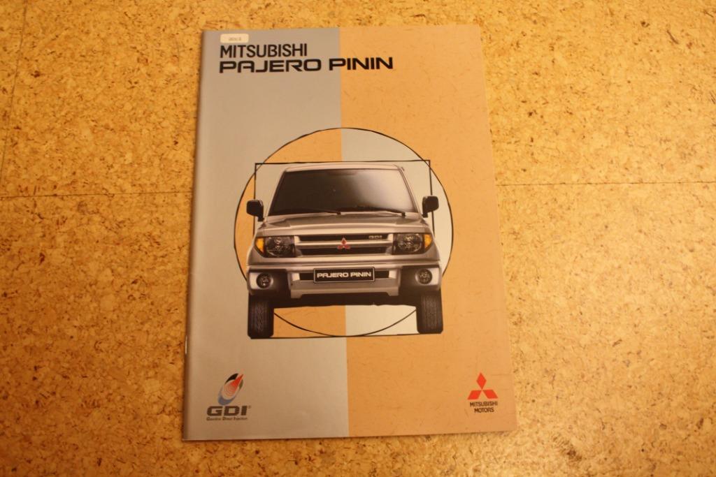 Mitsubishi Pajero Pinin brochure 1999, Enlèvement ou Envoi, Neuf, Dépliant