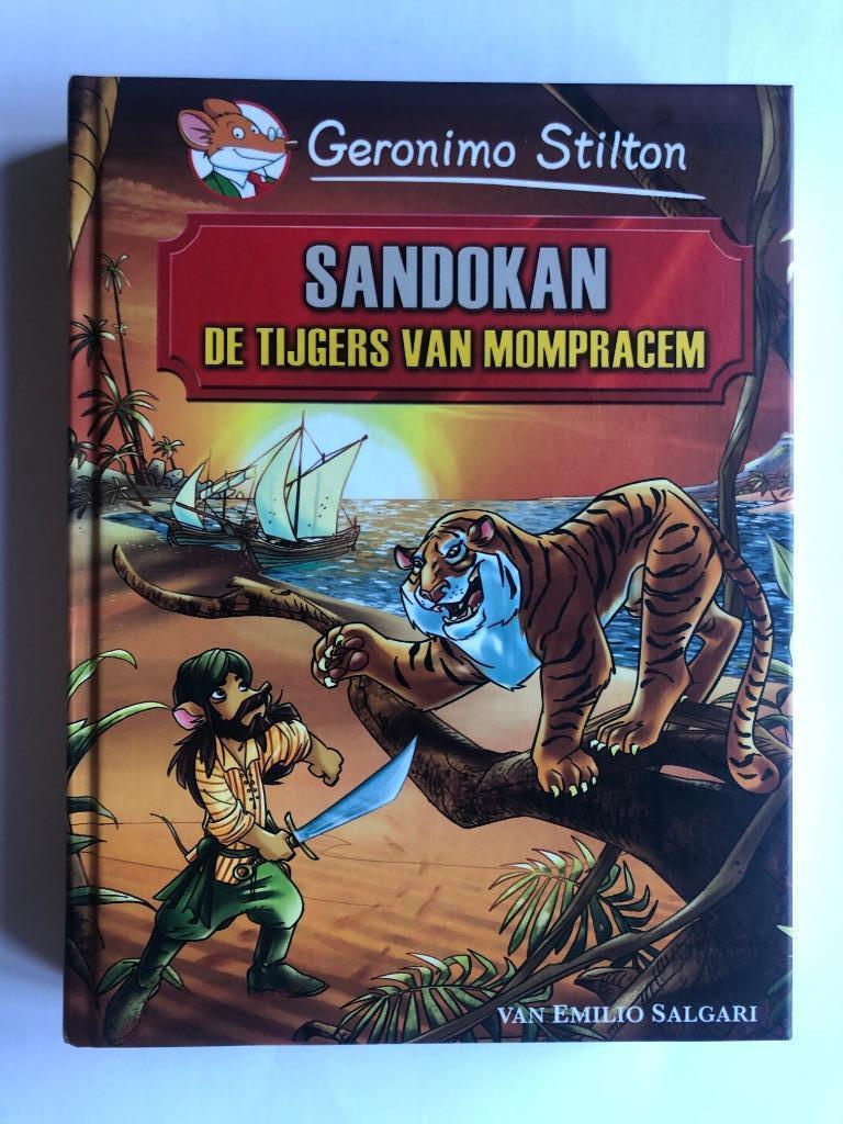 Geronimo Stilton: Sandokan De tijgers van Mompracem, Fictie algemeen, Geronimo Stilton, Ophalen of Verzenden, Zo goed als nieuw