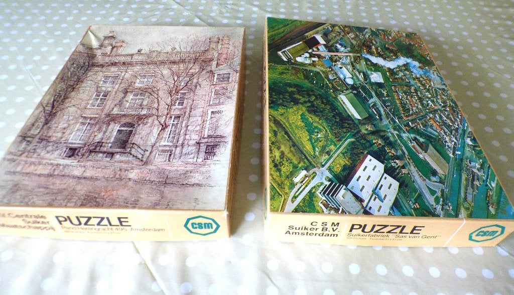 Puzzel 2 stuks CSM, Ophalen of Verzenden, 500 t/m 1500 stukjes, Zo goed als nieuw, Legpuzzel