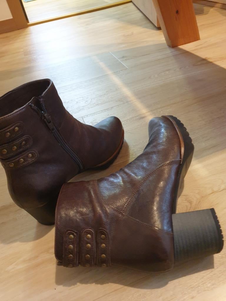 Enkellaarsjes Bruin ,maat 38 ,topmerk DUREA !, Kleding | Dames, Durea, Bruin, Lage of Enkellaarzen, Nieuw