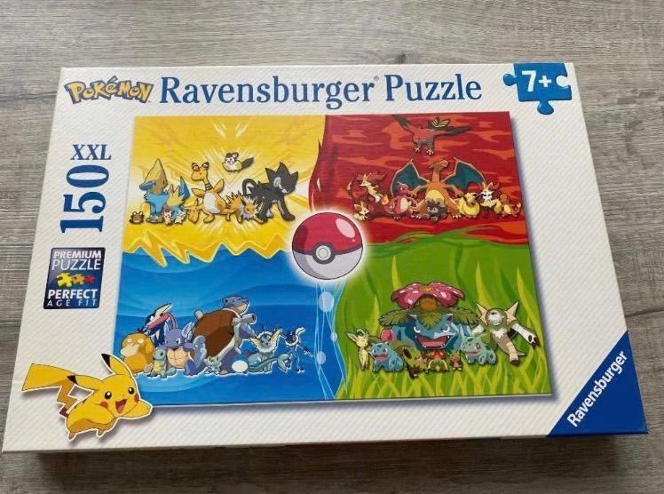 Pokémon puzzel, Ophalen, Meer dan 50 stukjes, Zo goed als nieuw, 6 jaar of ouder