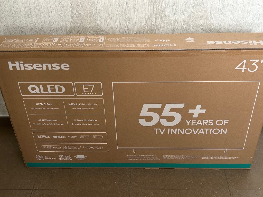 tv HISENSE 43E71Q - Ultra HD 4K - QLED-tv - 43 inch new, Audio, Tv en Foto, Televisies, Ophalen, Nieuw, QLED
