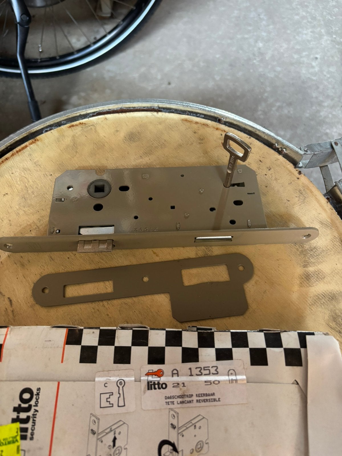 Litto deurslot 50 mm nieuw, Doe-het-zelf en Bouw, Ophalen, Nieuw, Binnendeur