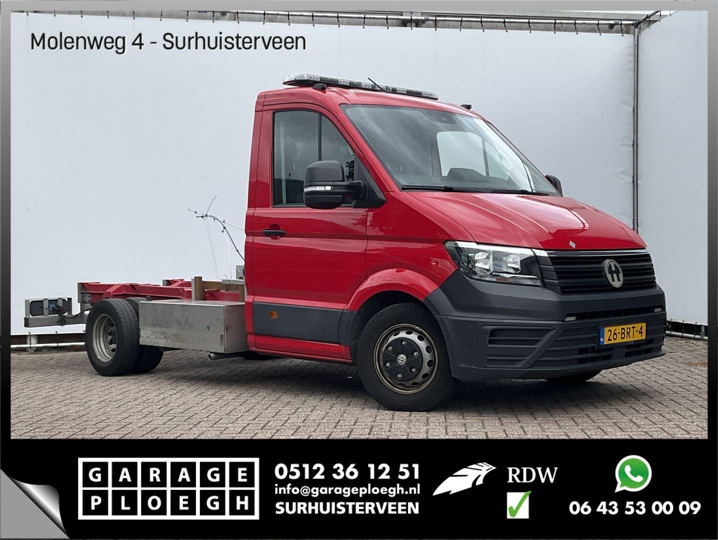 Other Volkswagen Crafter Waterstof, Overige brandstoffen, Bedrijf, Te koop, Rood