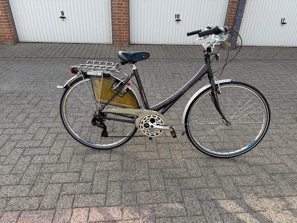 Norta damensfiets, Gebruikt, Velgrem, Versnellingen, Ophalen