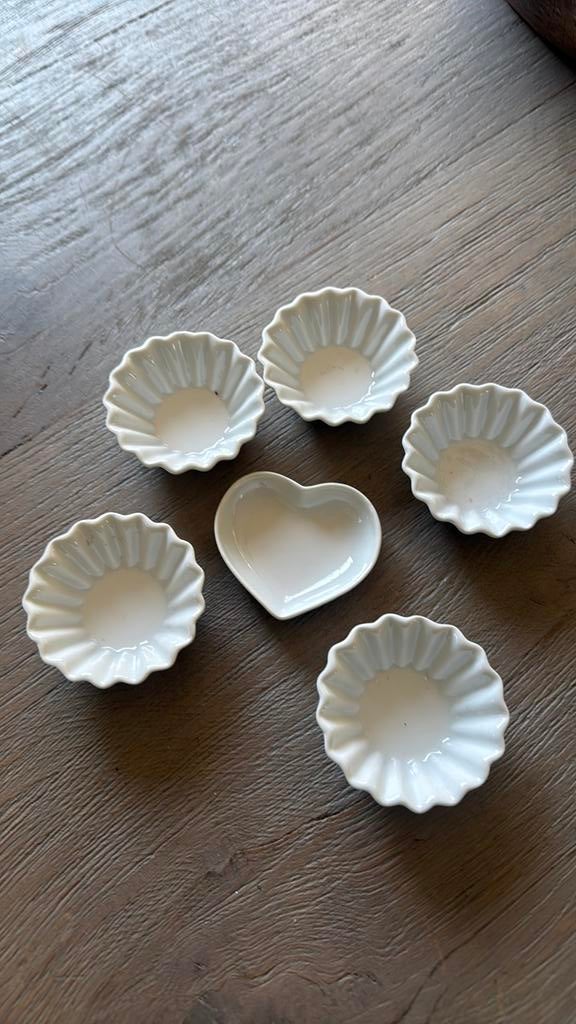 5 serveerschaaltjes voor aperitiefhapje., Enlèvement