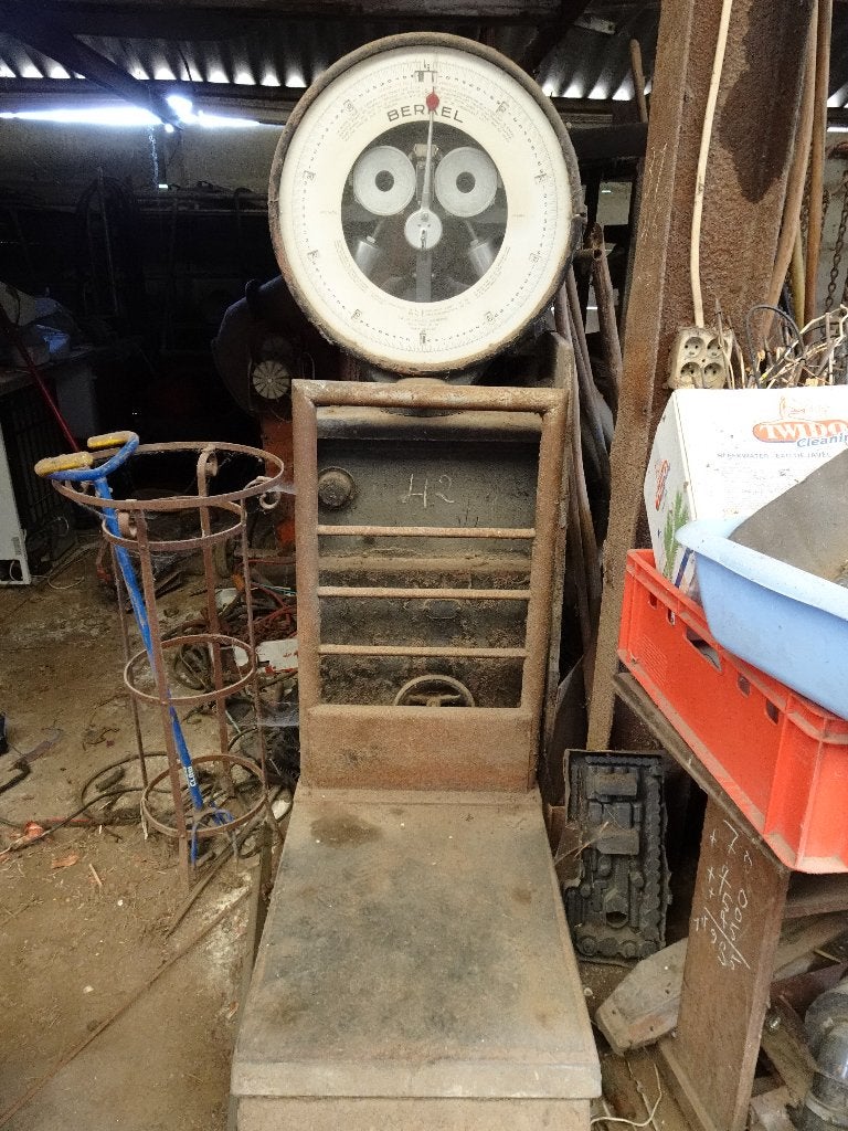 Balance à bascule/plateforme Berkel antique., Enlèvement, Utilisé, Autres types