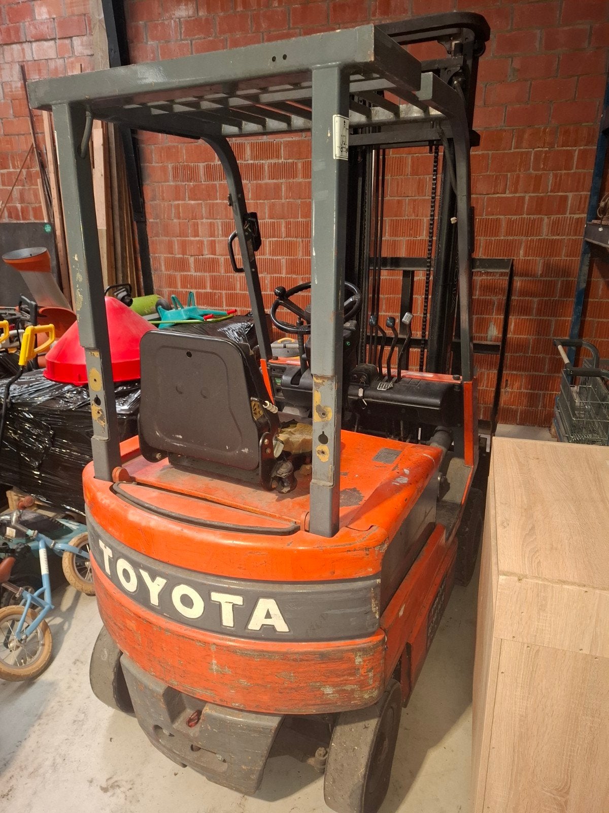 Toyota heftruck, Ophalen, Heftruck