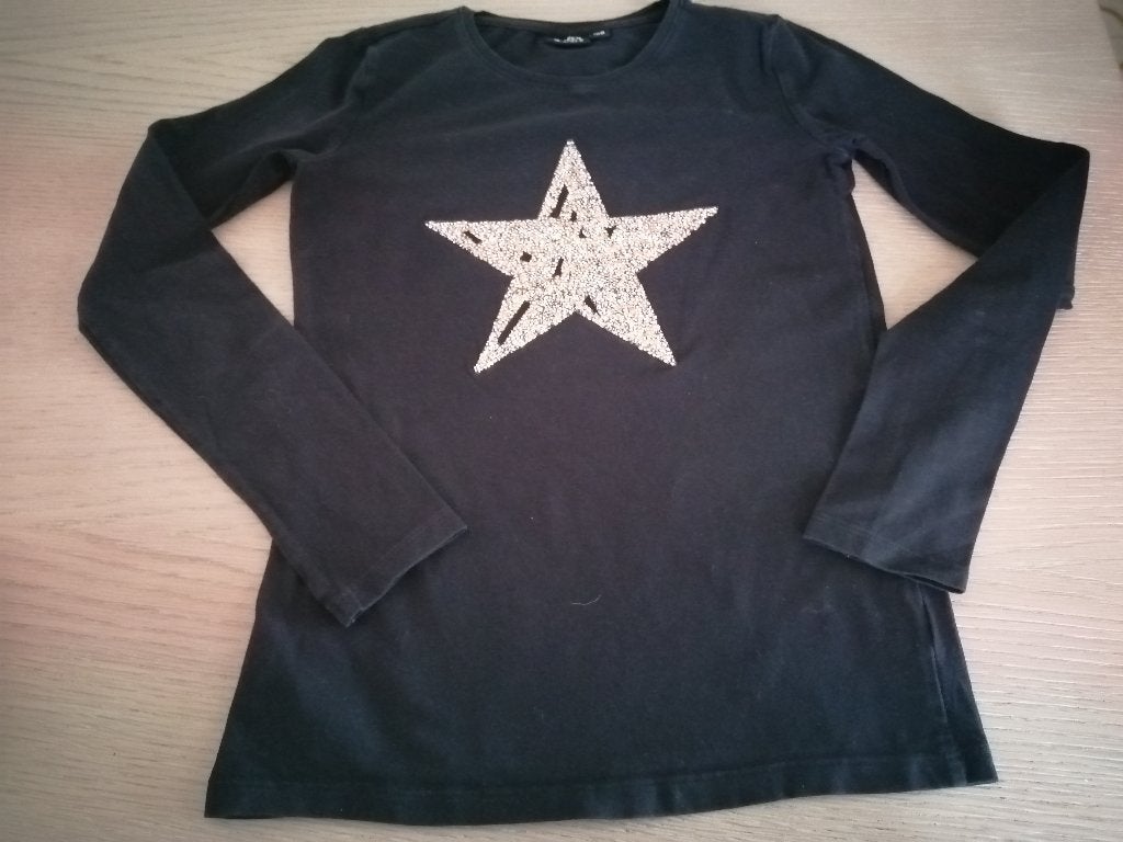 longsleeve met ster maat 158, Kinderen en Baby's, Ophalen of Verzenden, Zo goed als nieuw, Meisje, Shirt of Longsleeve