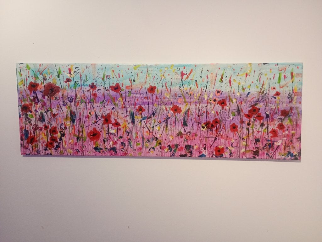 Schilderij van bloemen, Enlèvement