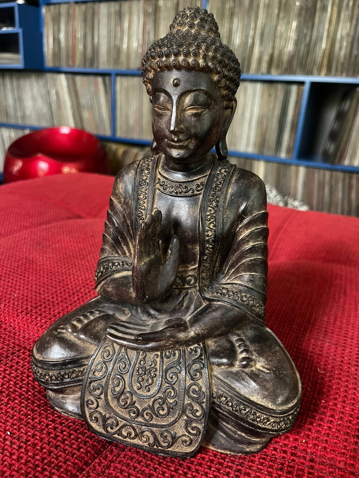 Boeddhabeeld zittende meditatieve houding, Enlèvement ou Envoi, Comme neuf
