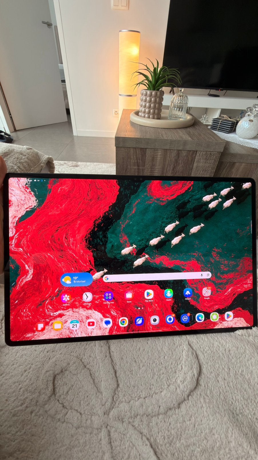 Samsung Galaxy Tab S8 ULTRA + Keyboard Case, Ophalen