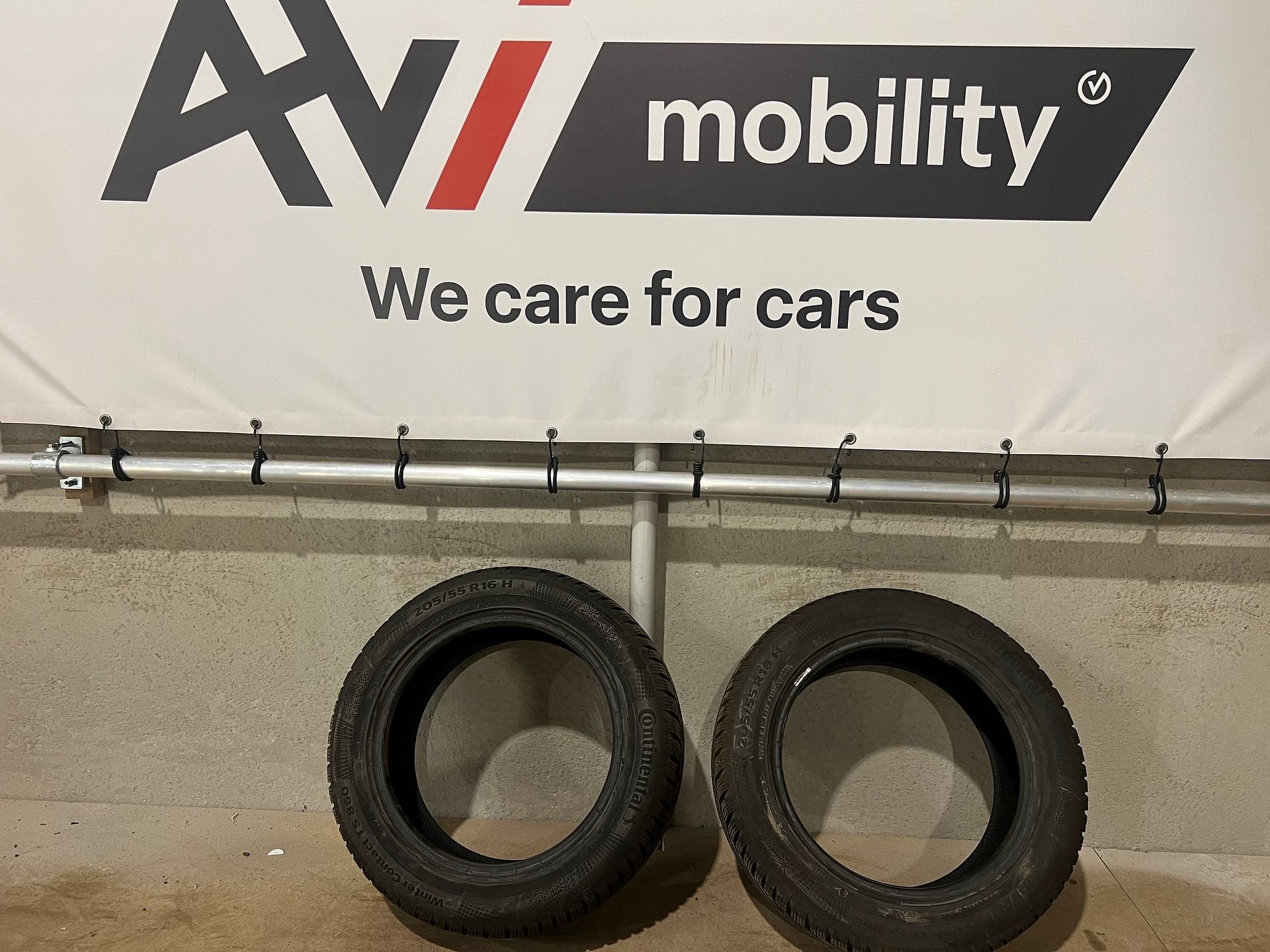 2 winterbanden Continental 205/55R16 91H 6-7mm, Autos : Pièces & Accessoires, Pneus hiver, -, 16 pouces, Véhicule de tourisme