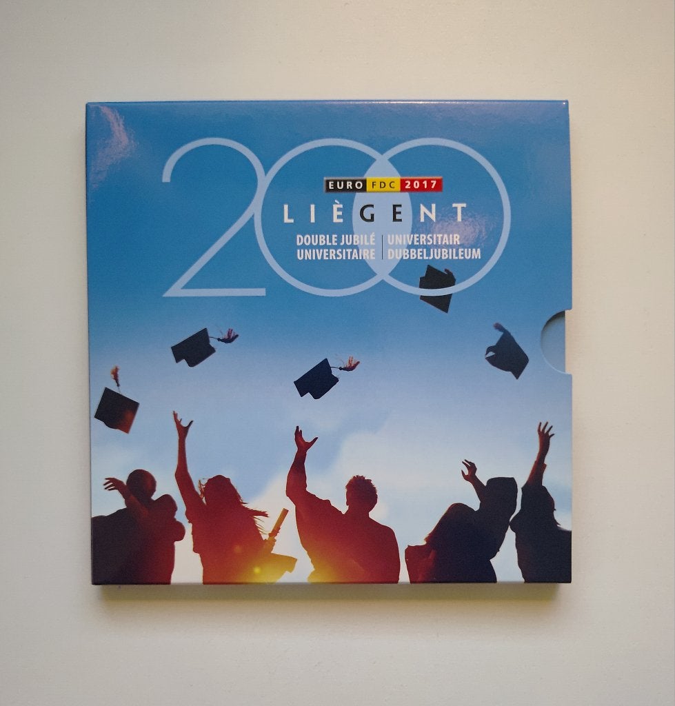 Belgique Set FDC 2017 Double Jubilé Universitaire Liégent, Enlèvement ou Envoi, Belgique, 2 euros, Série