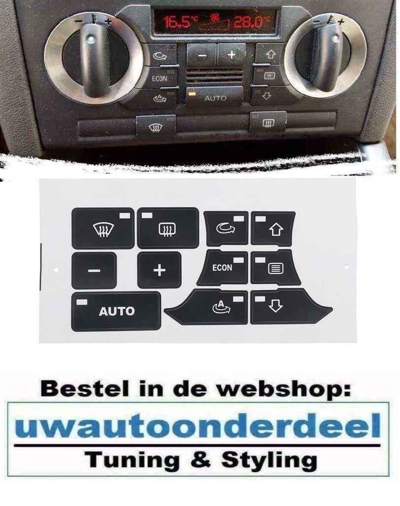 Airco Clima Paneel beschadigde knoppen Geschikt Voor Audi TT, Envoi
