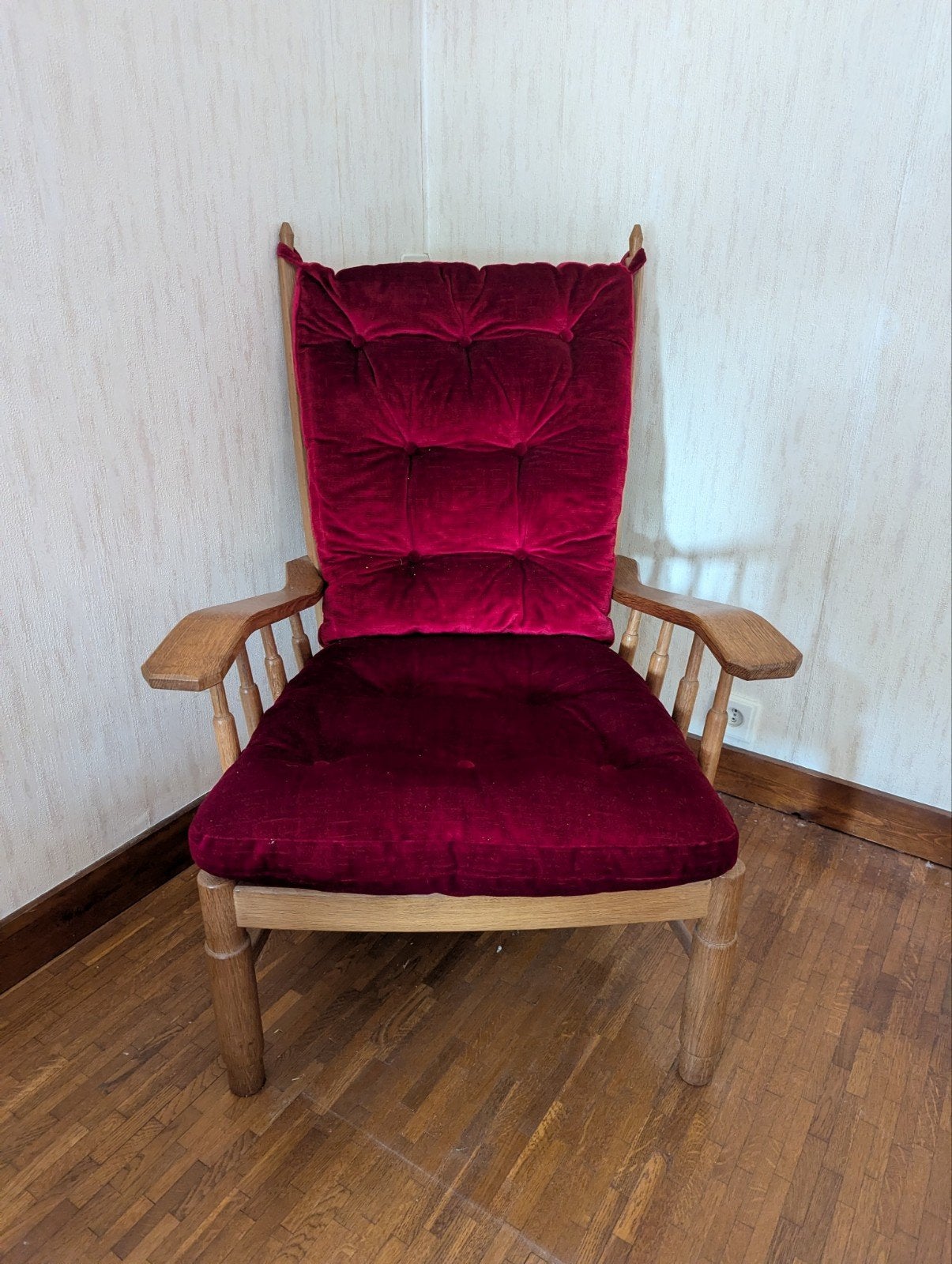 fauteuil vintage, Maison & Meubles, Enlèvement, Bois