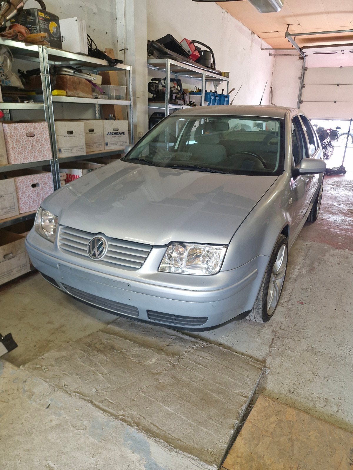Vw bora 2002, Ophalen