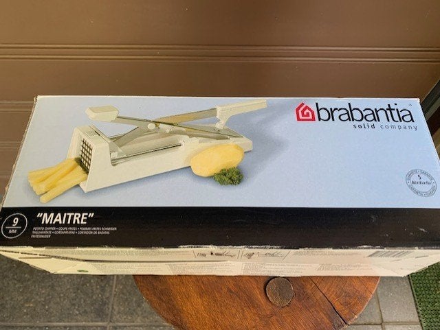 Coupe-frites BRABANTIA , Enlèvement ou Envoi, Autres types, Comme neuf, Blanc