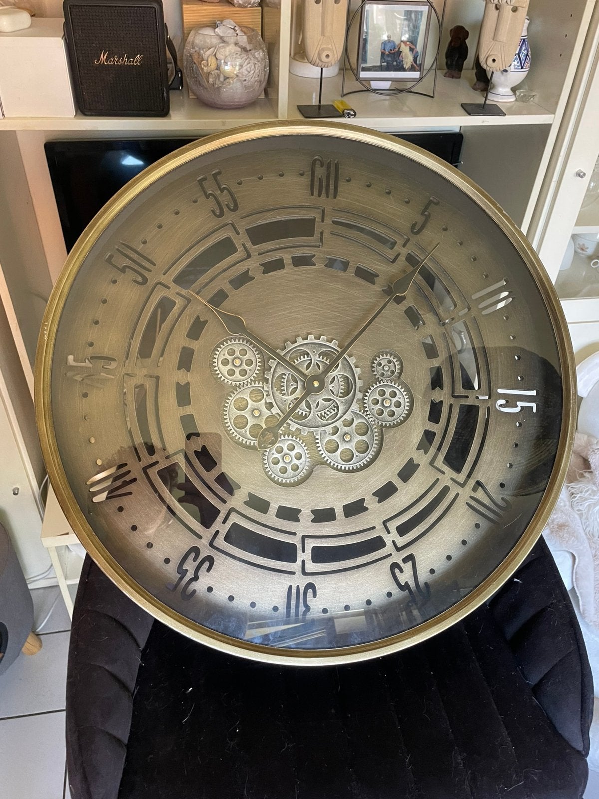 Horloge moderne/faux ancien engrenage de la marque j-line, Ophalen of Verzenden