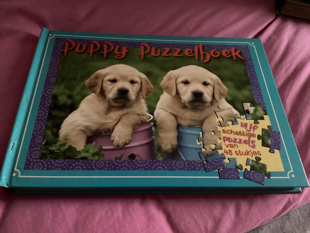 Puzzelboek Puppy's met 5 puzzels van 48 stukjes, Enfants & Bébés, Jouets | Puzzles pour enfants, Enlèvement ou Envoi
