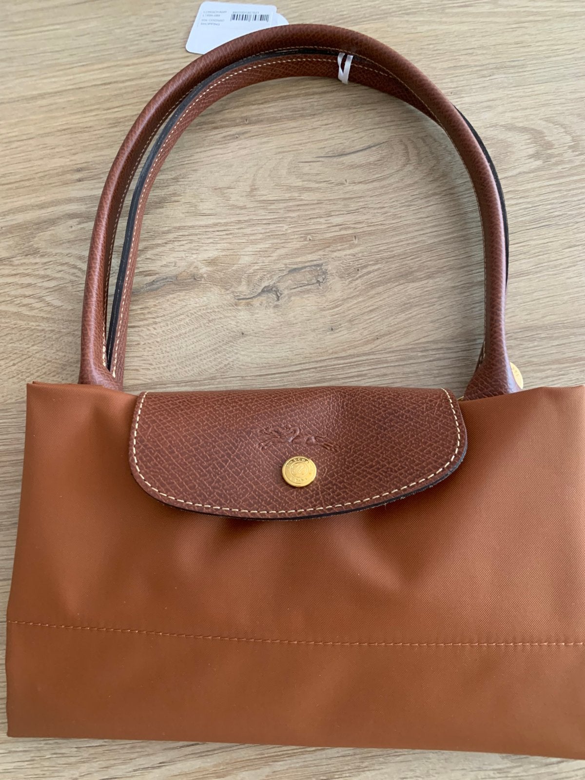 Le Pliage Longchamp handtas maat L cognac, Ophalen, Nieuw, Overige kleuren, Handtas