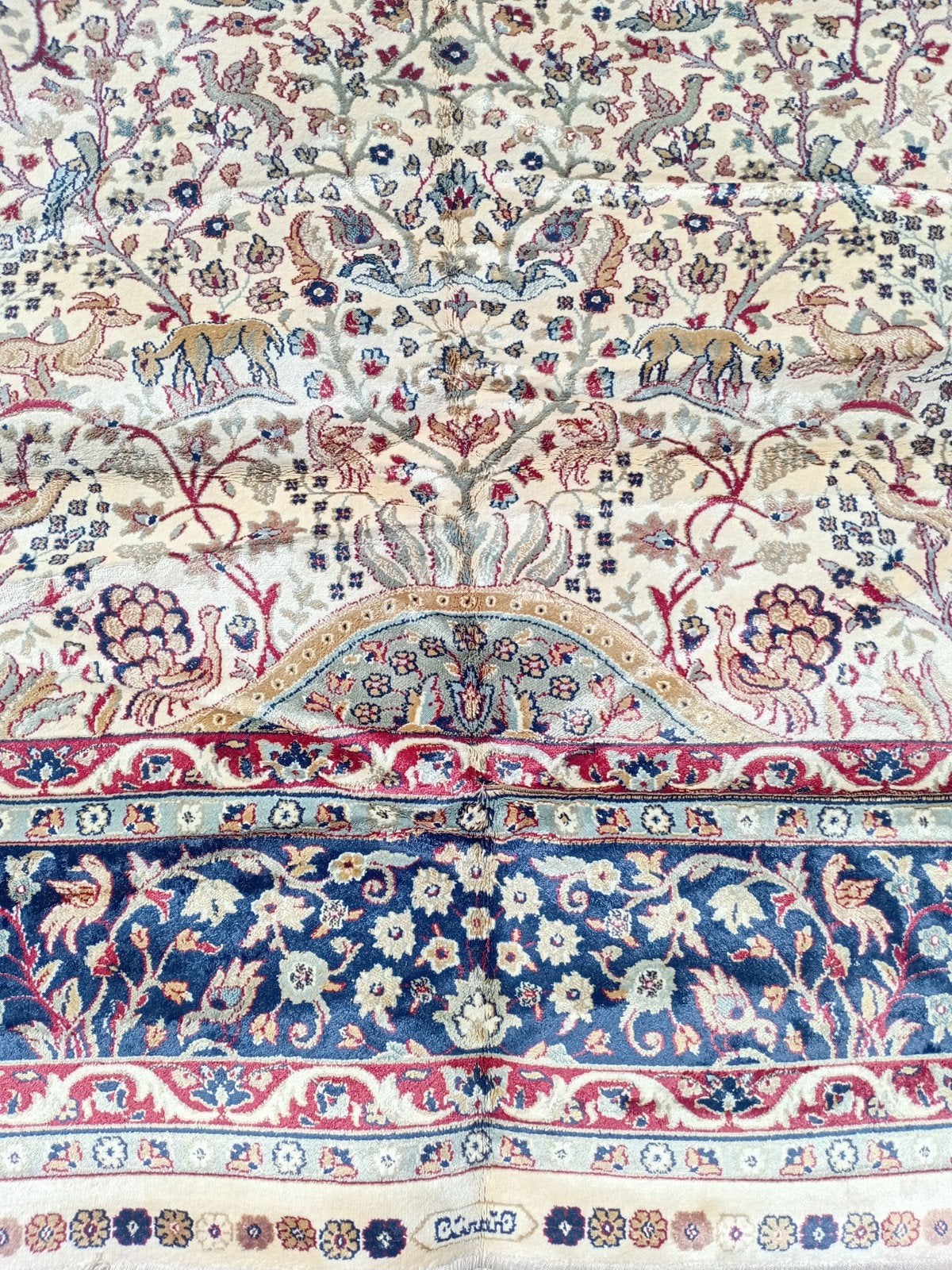 Tapis style persan, Enlèvement