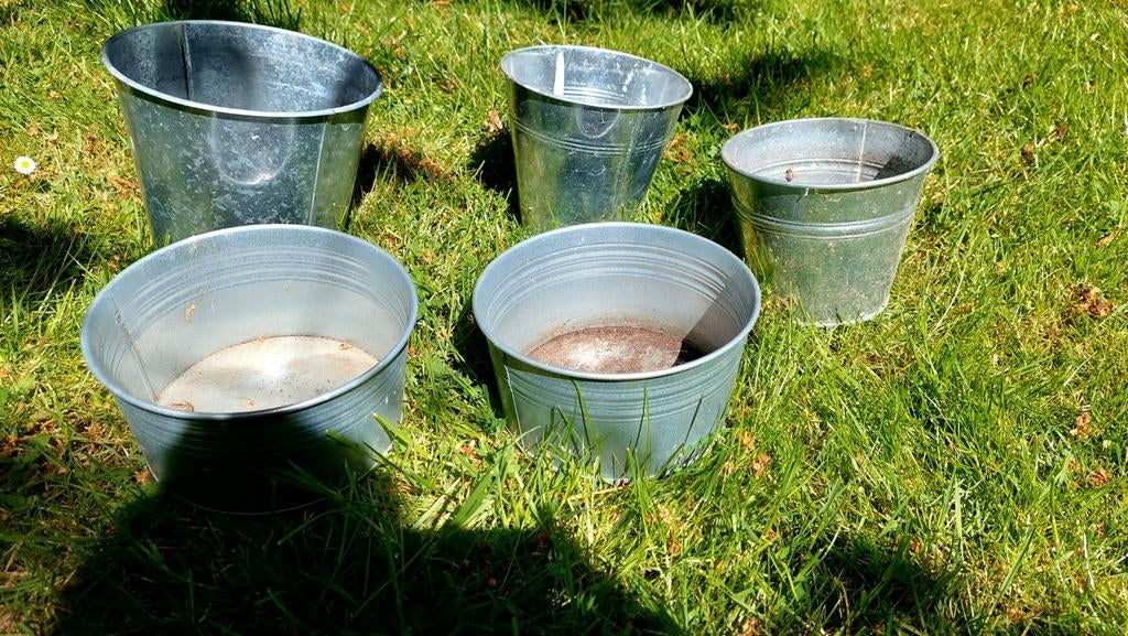 Pots en zinc, Jardin & Terrasse, Enlèvement