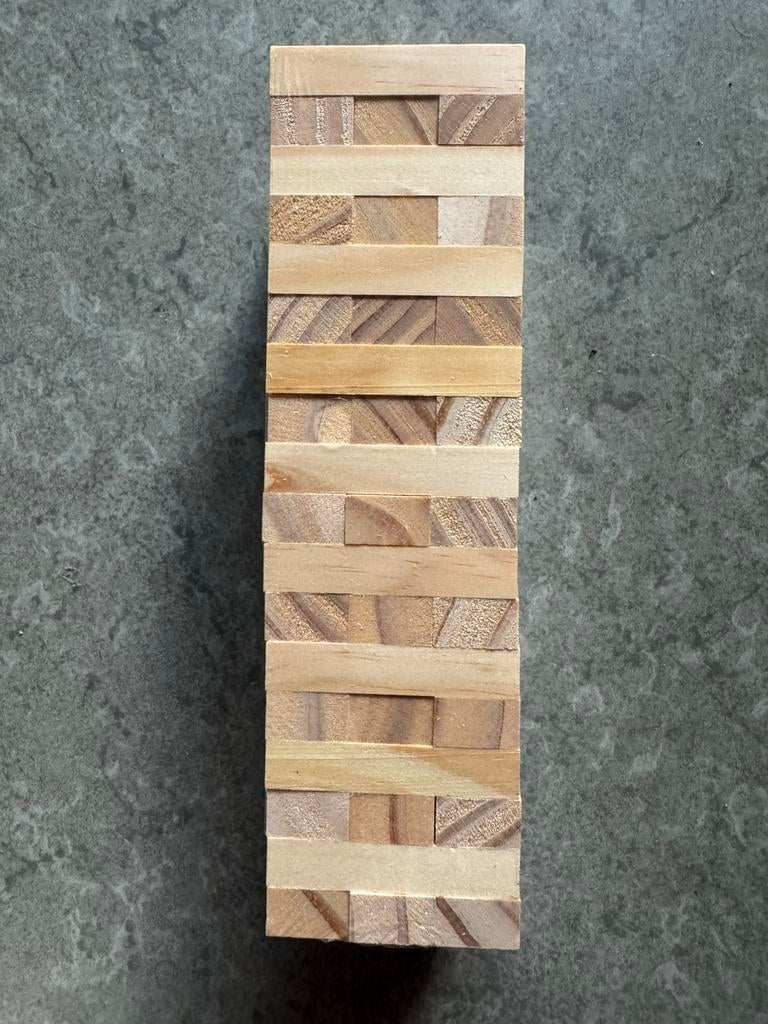 Jenga gezelschapsspel, Hobby en Vrije tijd, Ophalen of Verzenden, Zo goed als nieuw