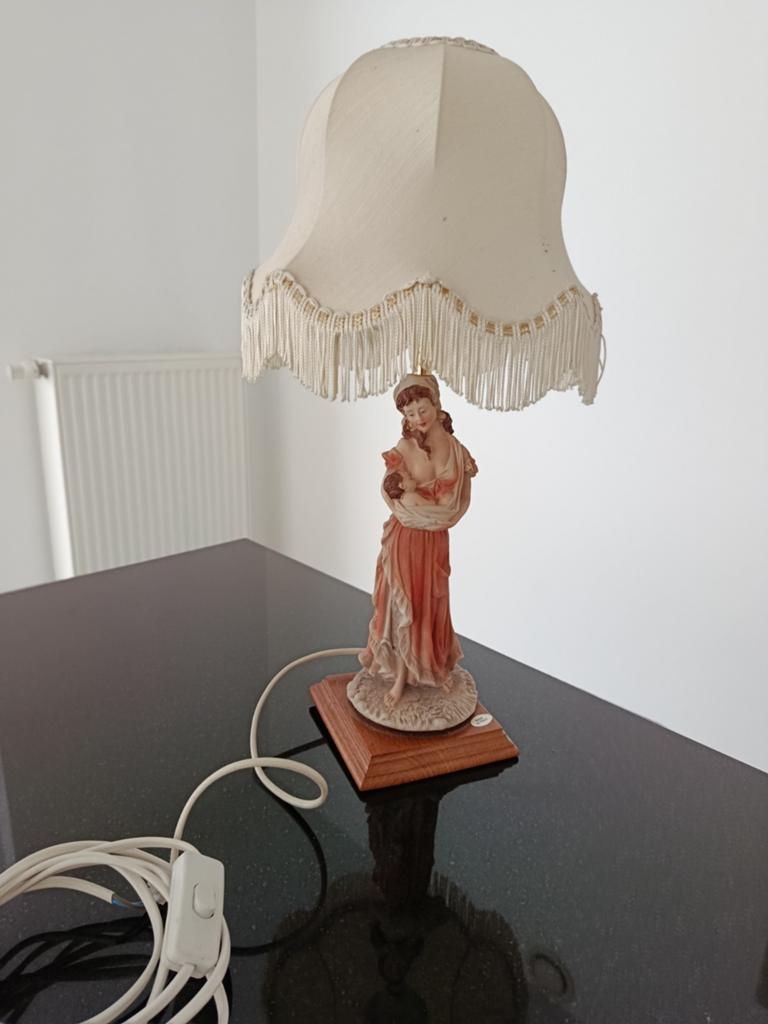 Lampe vintage en résine, Enlèvement