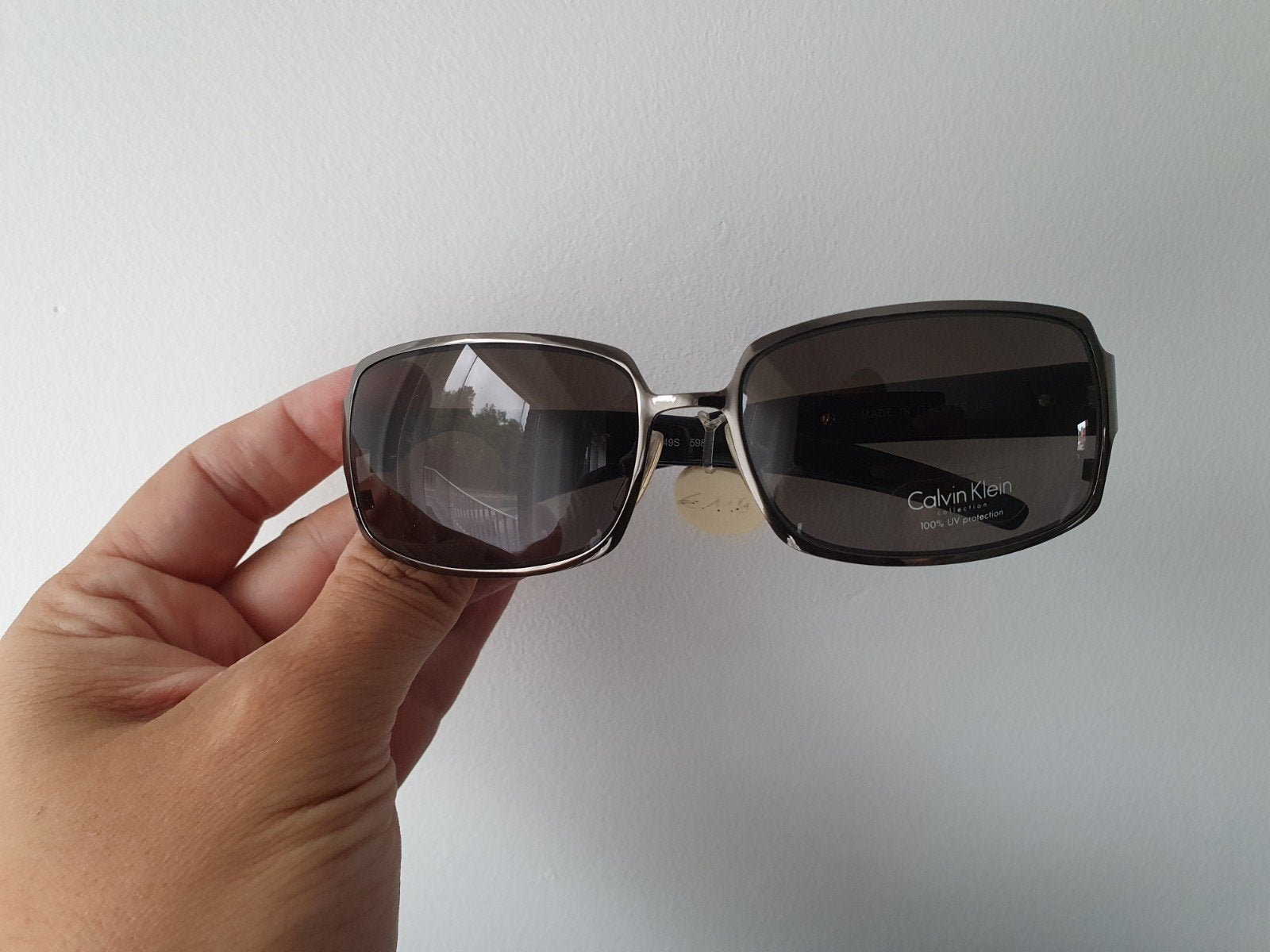 Nieuwe zonnebril Calvin Klein, Overige merken, Zonnebril, Zwart, Nieuw