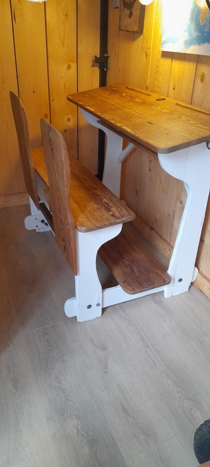 Vintage lessenaar, Huis en Inrichting, Ophalen, Gebruikt, 110 cm, Hout