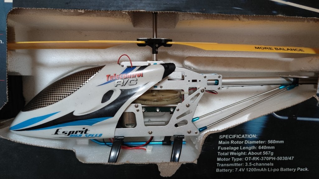 Hélicoptère radiocommandé FDX A68688, Enlèvement ou Envoi, RTF (Ready to Fly), Utilisé, Électro