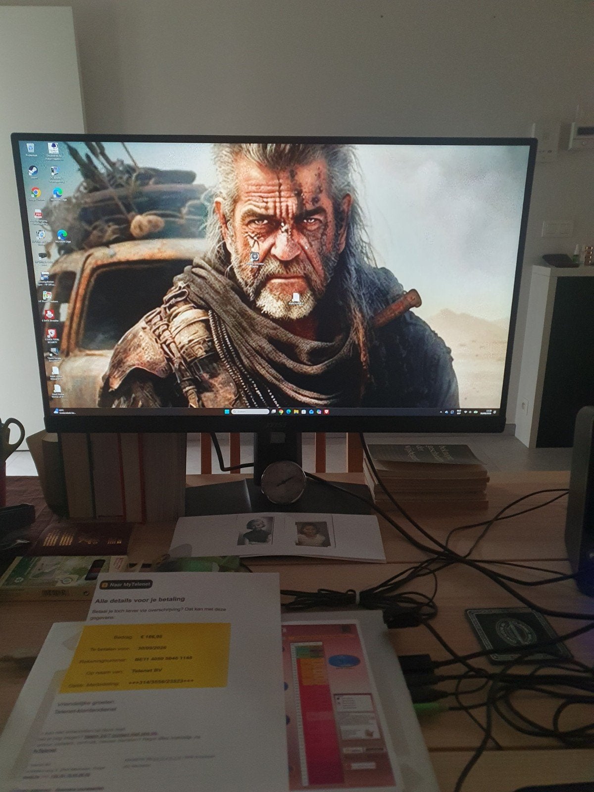Monitor MSI MAG272QPF E20, Msi, IPS, Minder dan 1 ms, Zo goed als nieuw