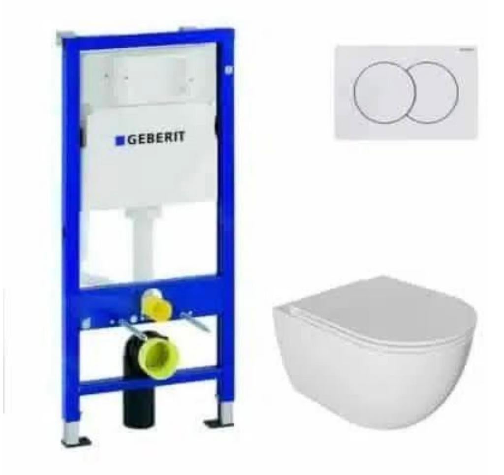 ‼️WC SUSPENDU GEBERIT UP320, GROHE EN SUPER PROMOS ‼️, Neuf, Enlèvement, Rue de Mons 164 bC, 7380 Quievrain, Brico Quievrain