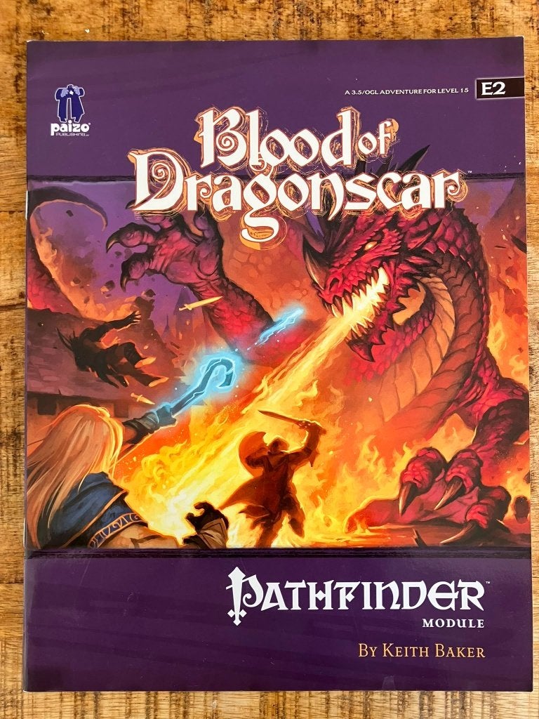 Pathfinder Module – Blood of Dragonscar, Hobby en Vrije tijd, Gezelschapsspellen | Overige, Vijf spelers of meer, Ophalen of Verzenden