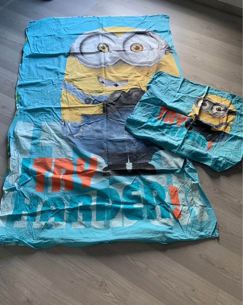 Dekbedovertrek Minions, Cars en Spiderman, Ophalen, Gebruikt, Dekbedovertrek