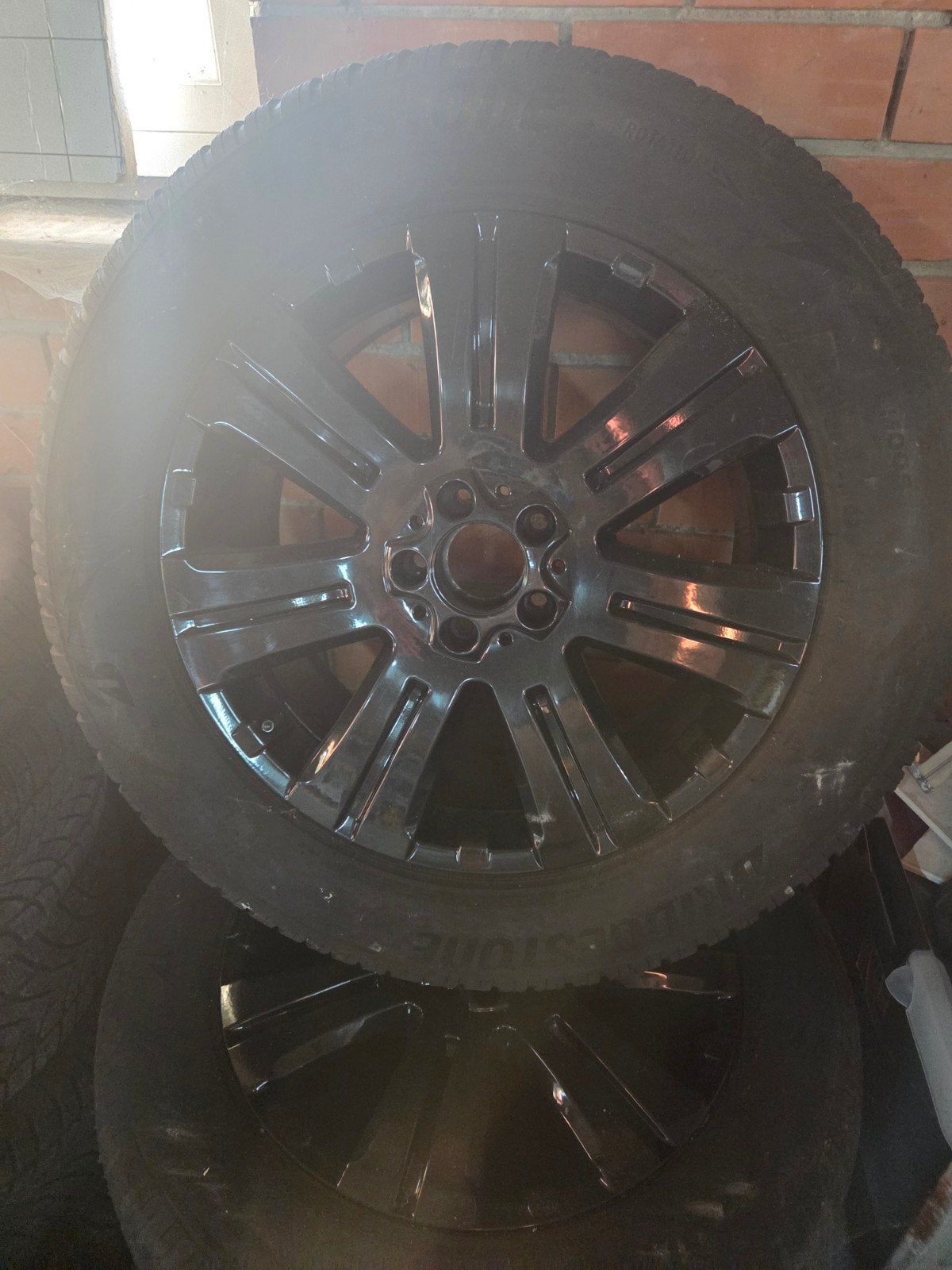 4 alu velgen 19 " voor Merc GL of ML, Pneus et Jantes, Pneus hiver, 265 mm, Utilisé