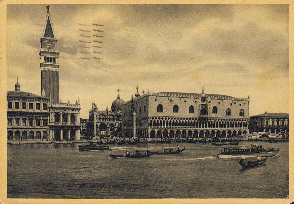 1940 - ITALIË - Venezia: Panorama + VENEZIA, Verzenden, 1920 tot 1940, Gelopen, Italië