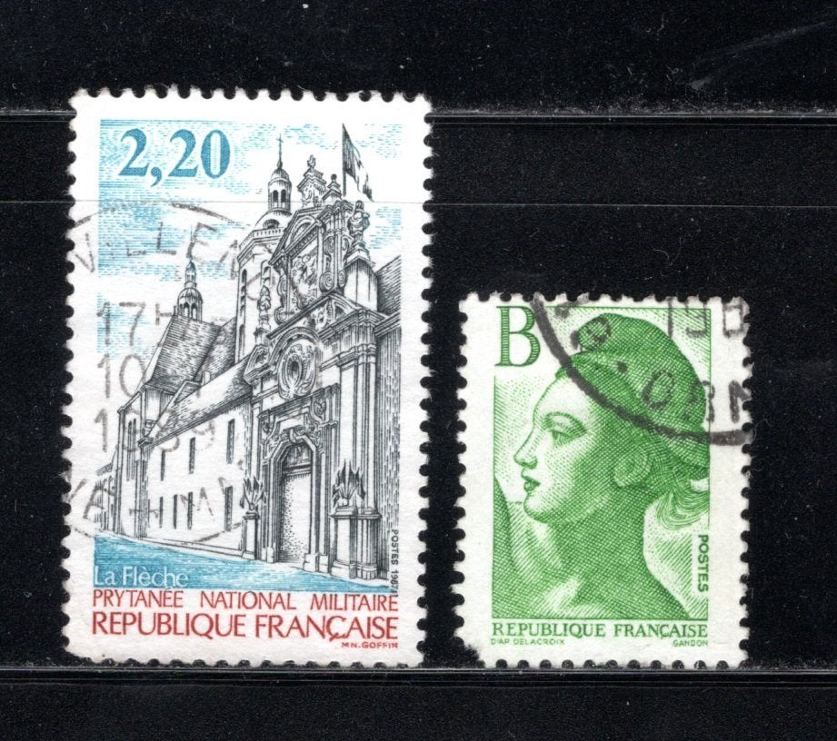 FRANCE Lot 1987 estampillé, Envoi, Affranchi