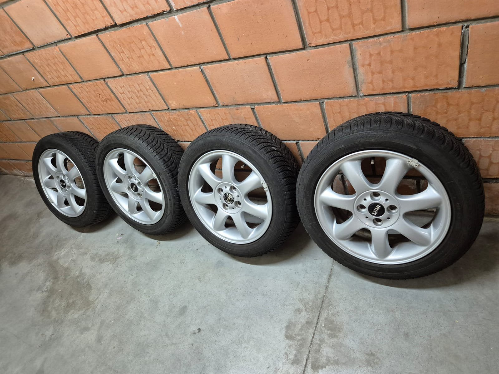 4 Originele MINI 16 inch velgen Bridge Spoke R94 (4x100), Pneus et Jantes, Pneus hiver, 16 pouces, Véhicule de tourisme