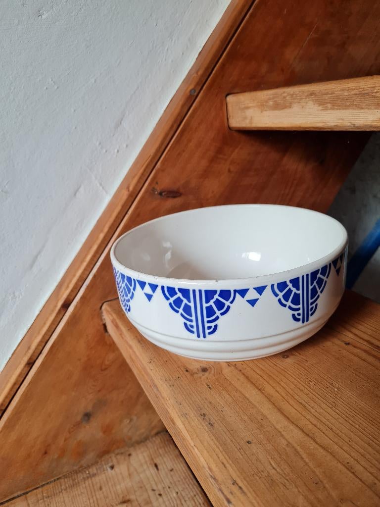 Mooie antieke schaal Boch, Ophalen of Verzenden