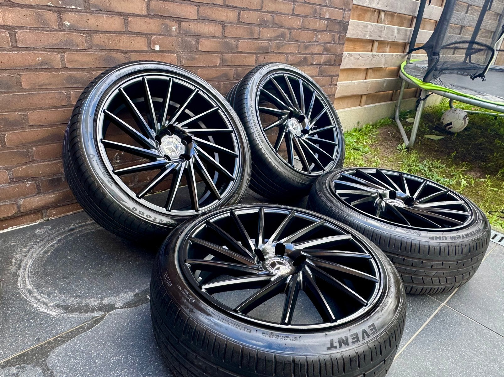 Velgen 19 inch  Mercedes audi vw met druksensor, Ophalen of Verzenden