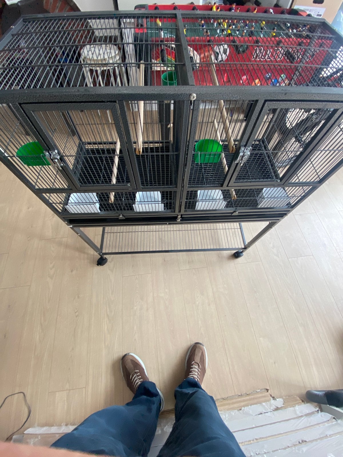 Cage à grand ou petit peruche est comme neuve, Animaux & Accessoires, Enlèvement, Comme neuf