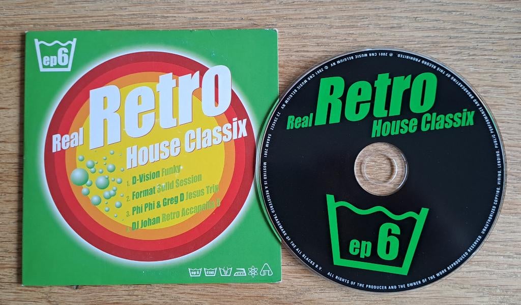 Real Retro House Classix EP 6, Gebruikt, Maxi-single, Dance, Ophalen of Verzenden