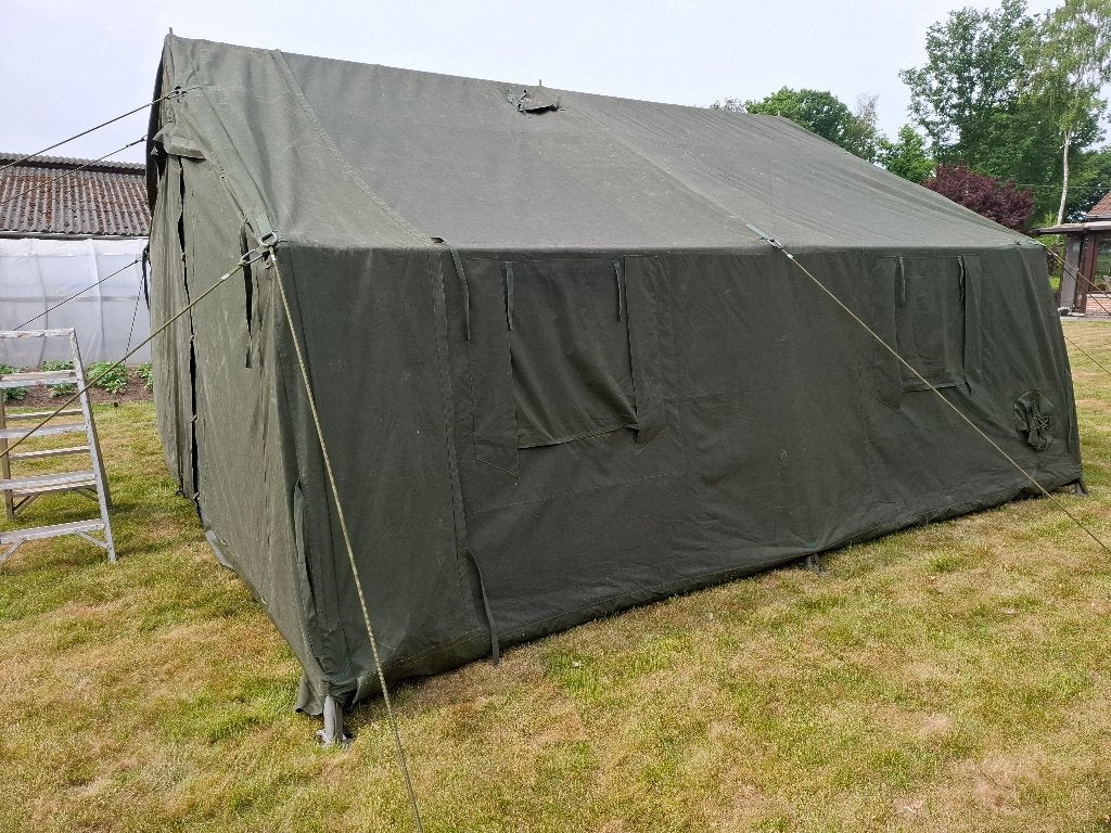 Legertent - Seniortent – 5,5m x 5m koppelbaar, Caravans en Kamperen, Ophalen