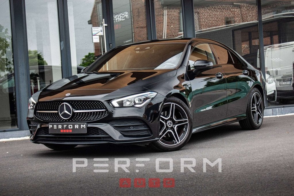 Mercedes-Benz CLA 180 AMG LINE * CAM * 1ST OWNER* ZETL. VERW, Auto's, 100 kW, Gebruikt, 136 pk, Bedrijf