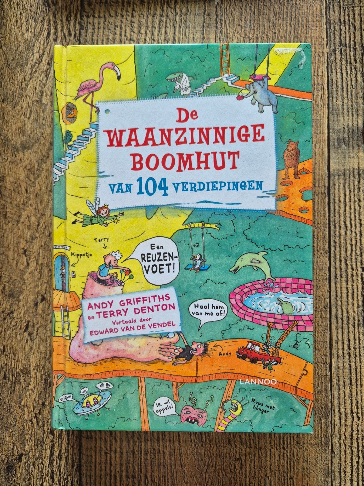 De waanzinnige boomhut van 104 verdiepingen, Ophalen, Nieuw, Andy Griffiths; Terry Denton, Fictie