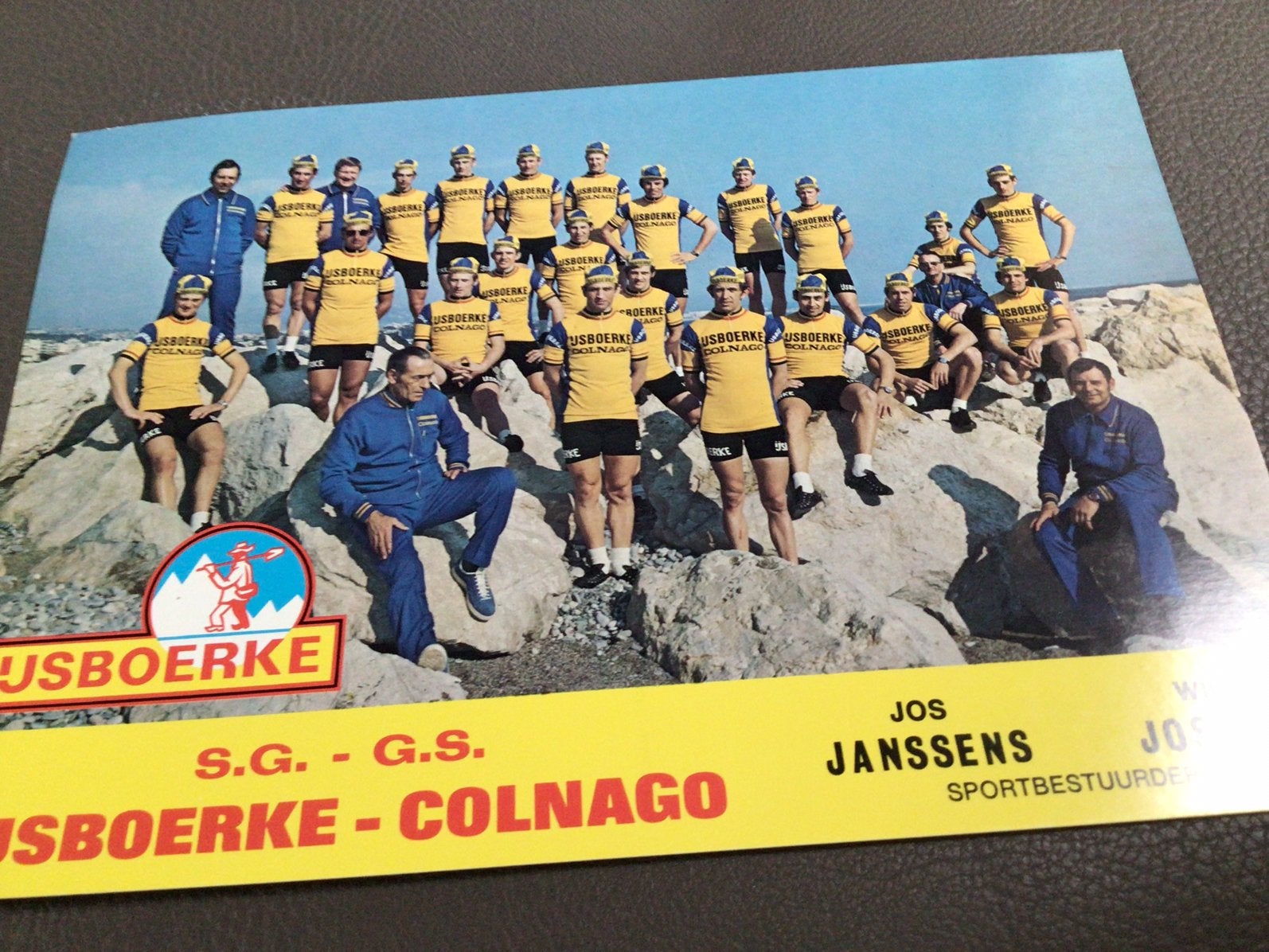 Wielerkaart team ijsboerke colnago godefroot  verbeeck, Sports & Fitness, Enlèvement ou Envoi